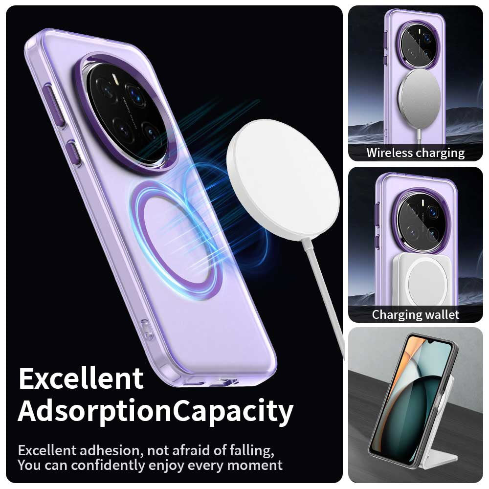Funda MagSafe para Honor Magic7 Pro, Techsuit, CandyCase, Morado