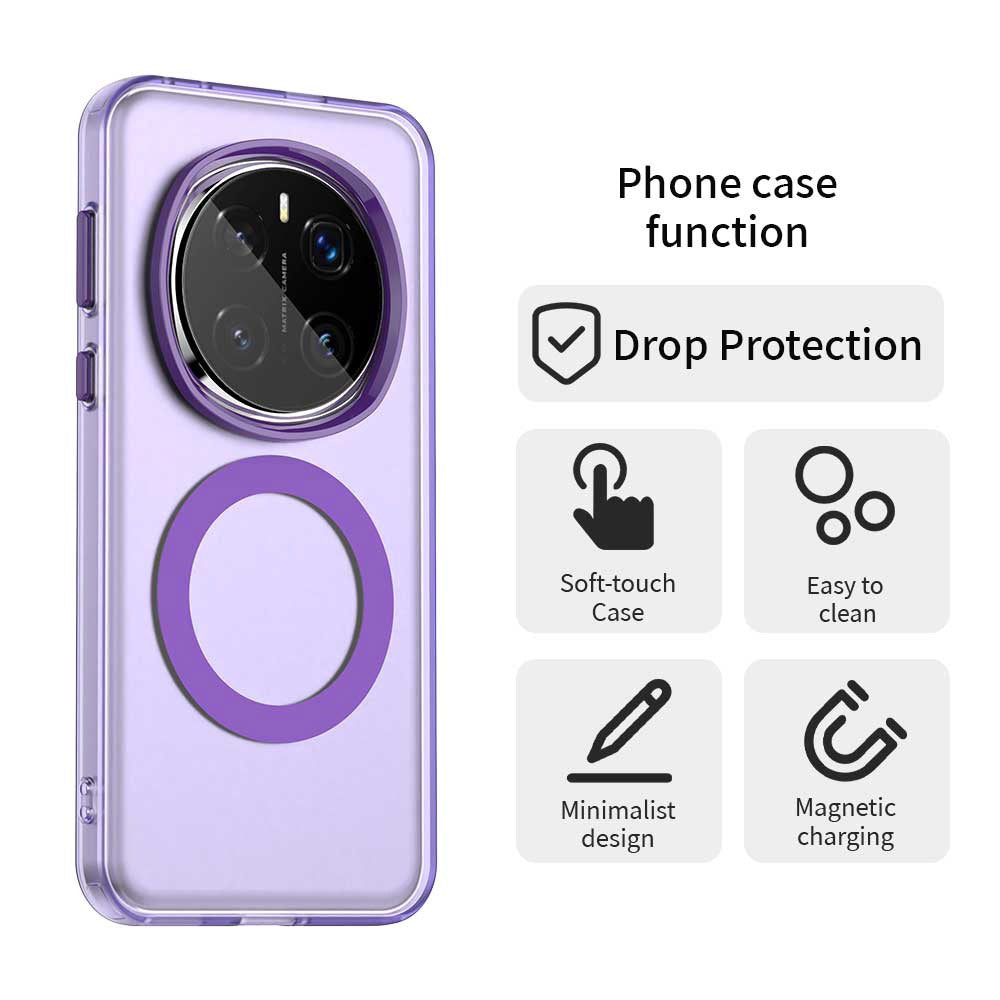 Funda MagSafe para Honor Magic7 Pro, Techsuit, CandyCase, Morado