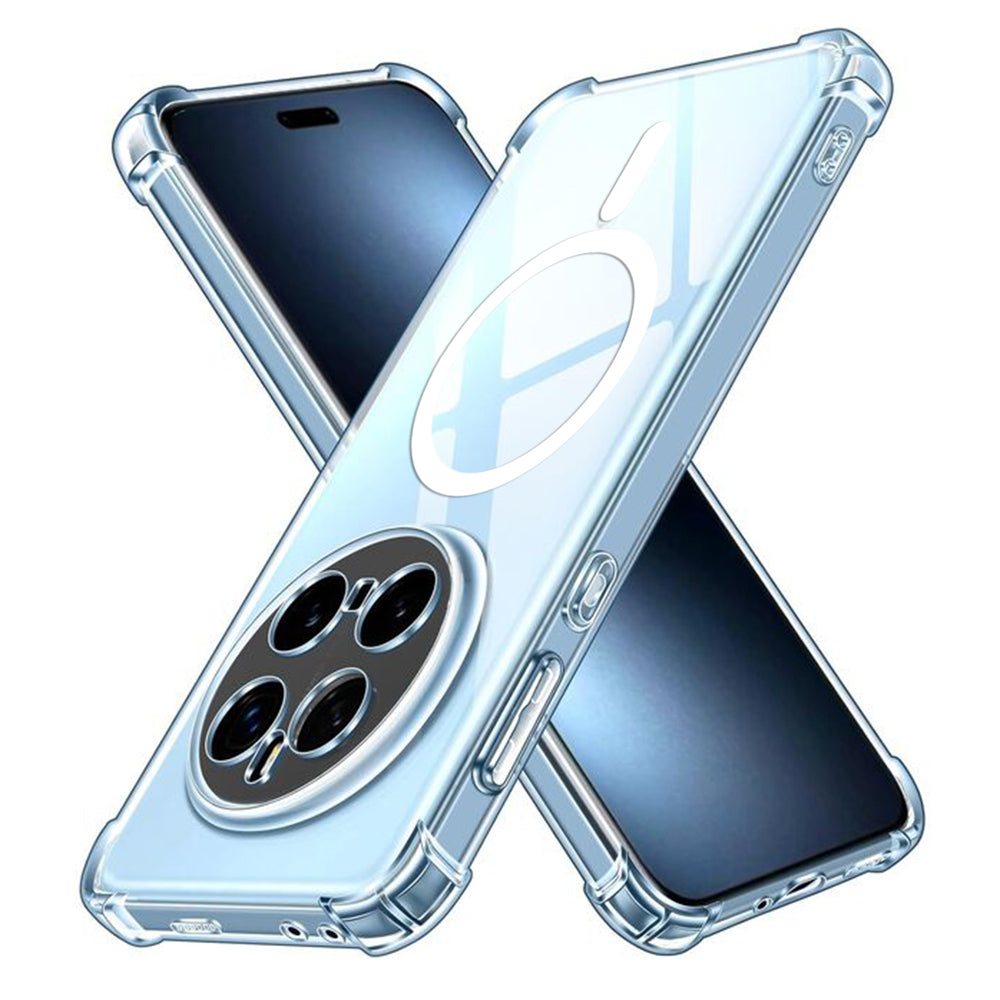 Funda MagSafe para Honor Magic7 Pro, Techsuit, a prueba de golpes, Transparente