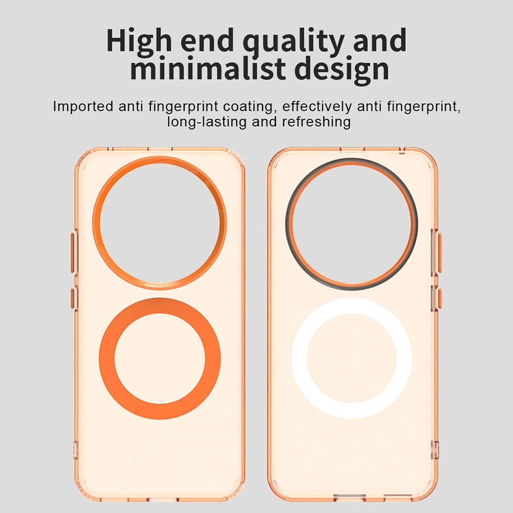 Funda MagSafe para Honor Magic8 Lite, Techsuit, CandyCase, Naranja