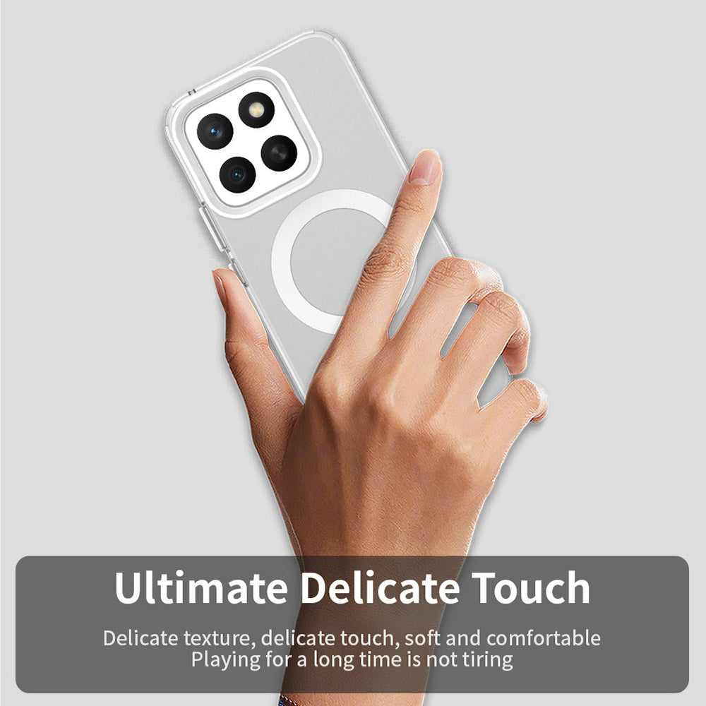 Funda MagSafe para Honor X8c, Techsuit, CandyCase, Blanca