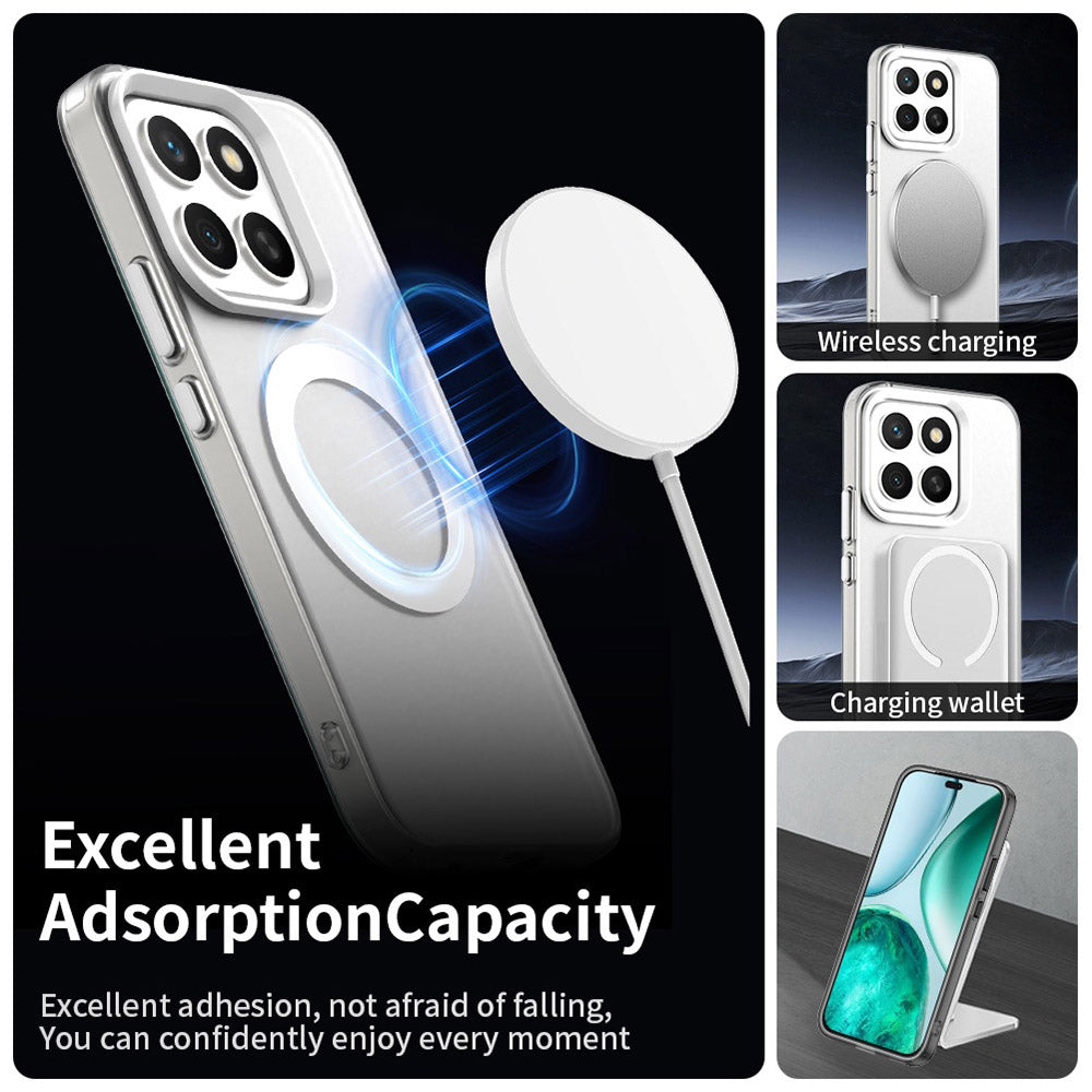 Funda MagSafe para Honor X8c, Techsuit, CandyCase, Blanca