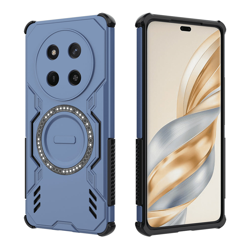 Funda MagSafe para Honor X9c / Magic7 Lite, Techsuit, ArmorMag, Azul