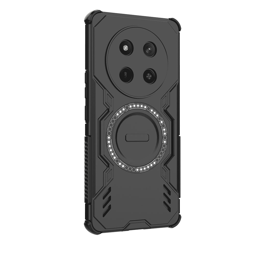 Funda MagSafe para Honor X9c / Magic7 Lite, Techsuit, ArmorMag, Negra
