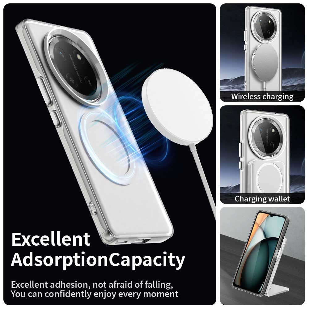 Funda MagSafe para Honor X9c / Magic7 Lite, Techsuit, CandyCase, Blanca