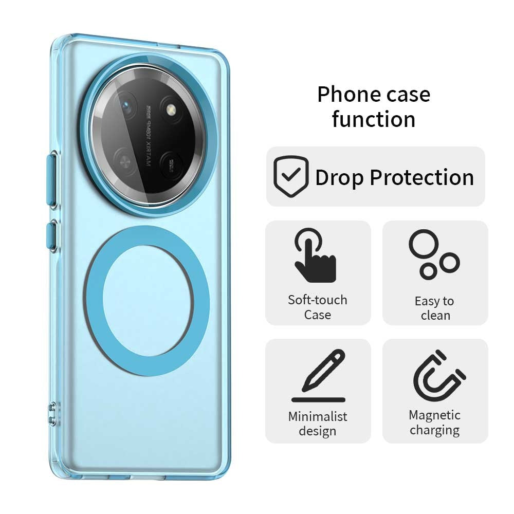 Funda MagSafe para Honor X9c / Magic7 Lite, Techsuit, CandyCase, Azul