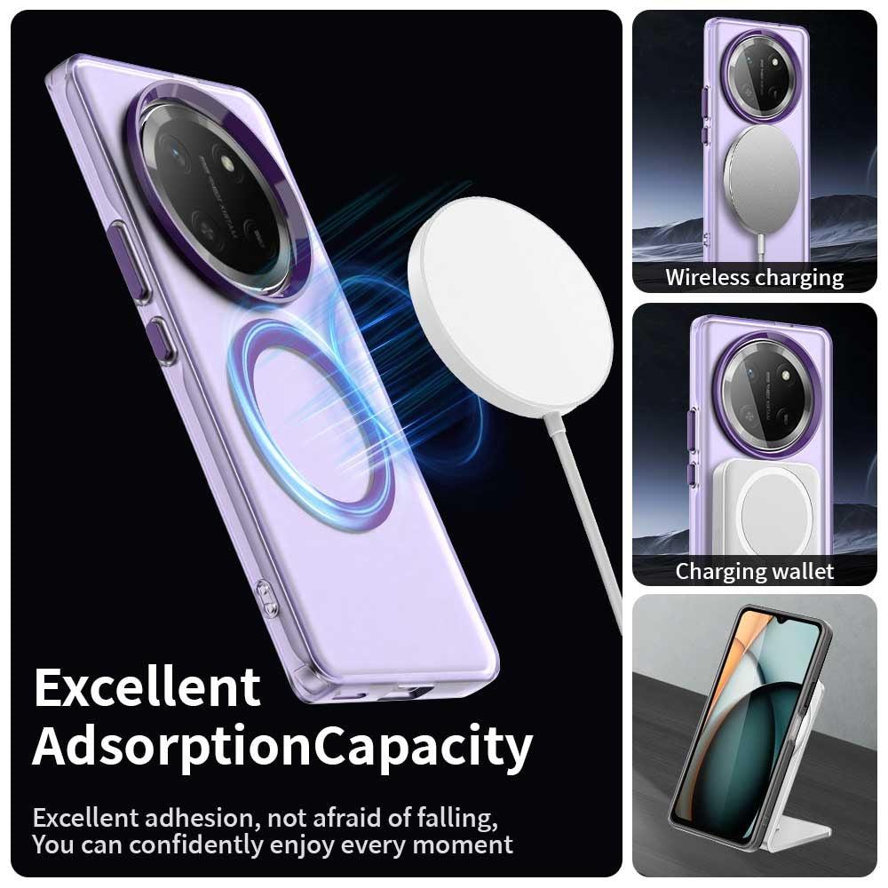 Funda MagSafe para Honor X9c / Magic7 Lite, Techsuit, CandyCase, Morado