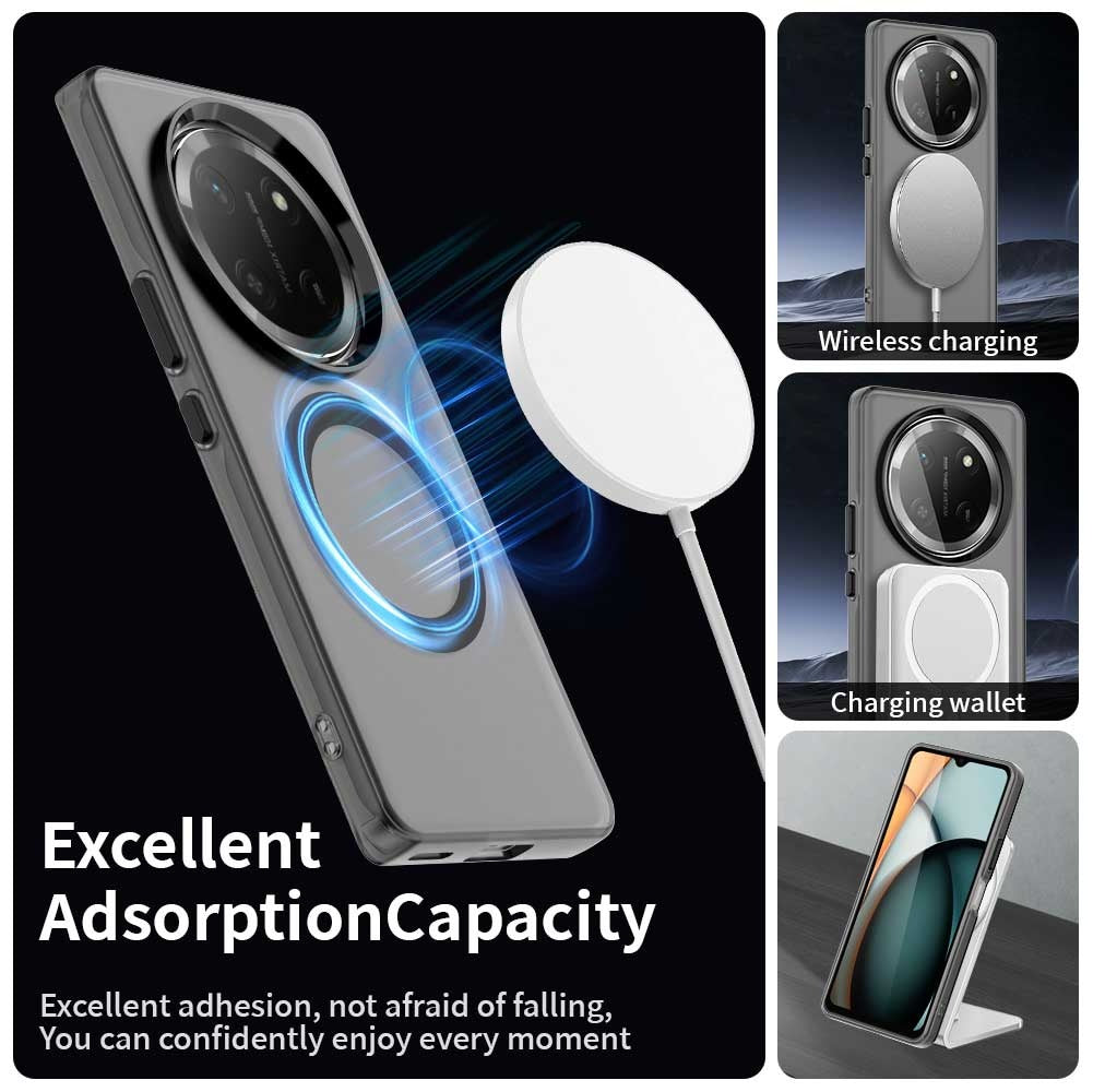 Funda MagSafe para Honor X9c / Magic7 Lite, Techsuit, CandyCase, Negra