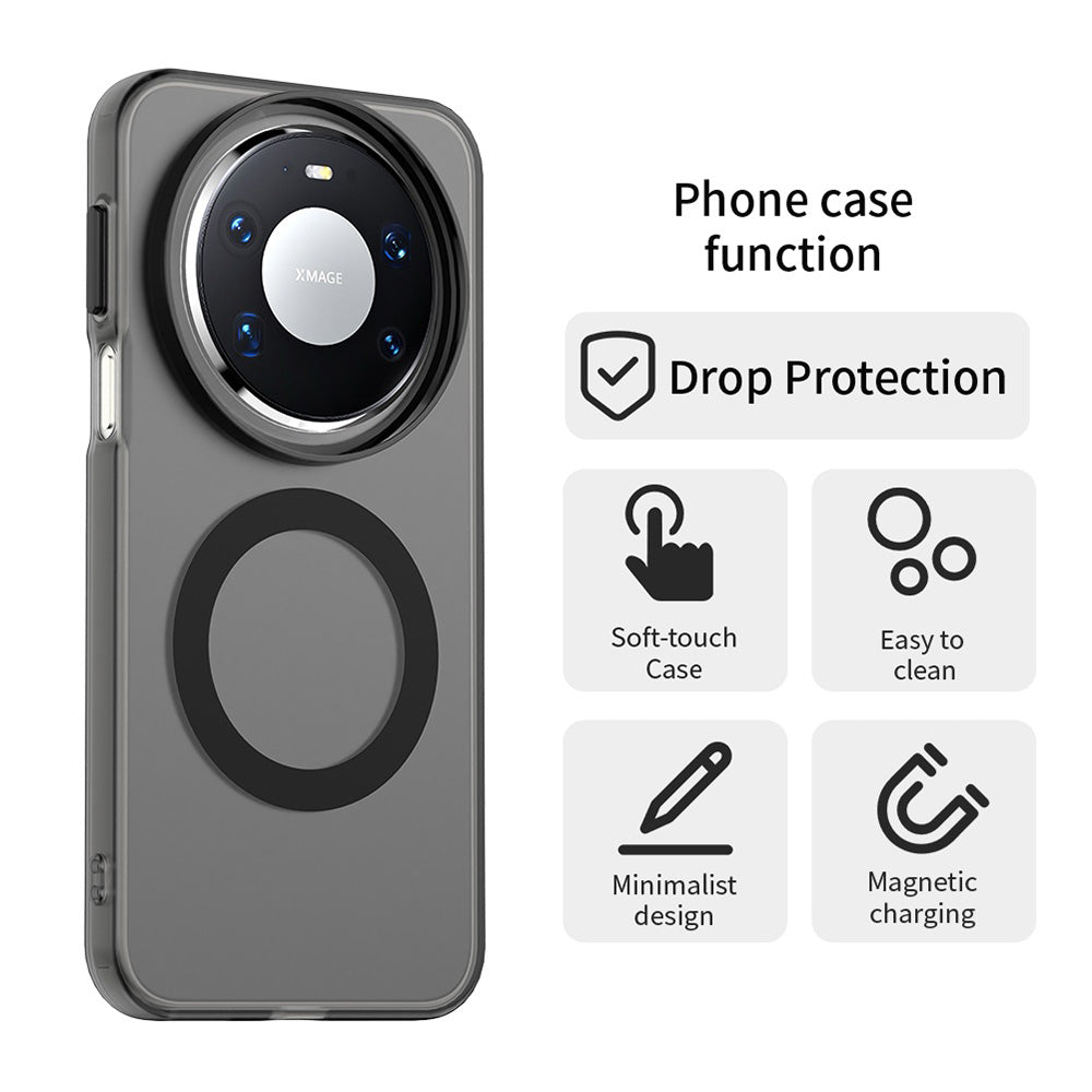Funda MagSafe para Huawei Mate 80 Pro, Techsuit, CandyCase, Negra.