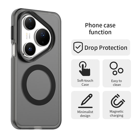 Funda MagSafe para Huawei Pura 80 Pro, Techsuit, CandyCase, Negra