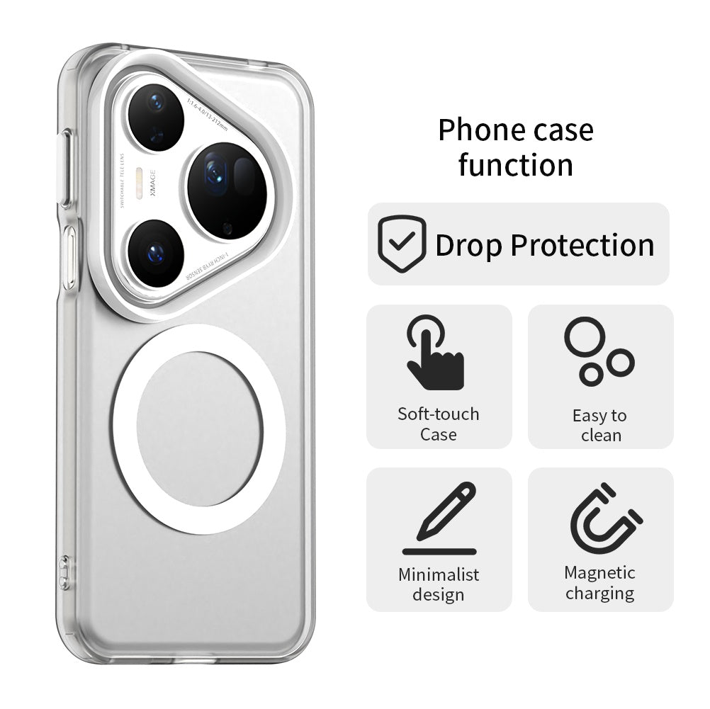 Funda MagSafe para Huawei Pura 80 Ultra, Techsuit, CandyCase, Blanca