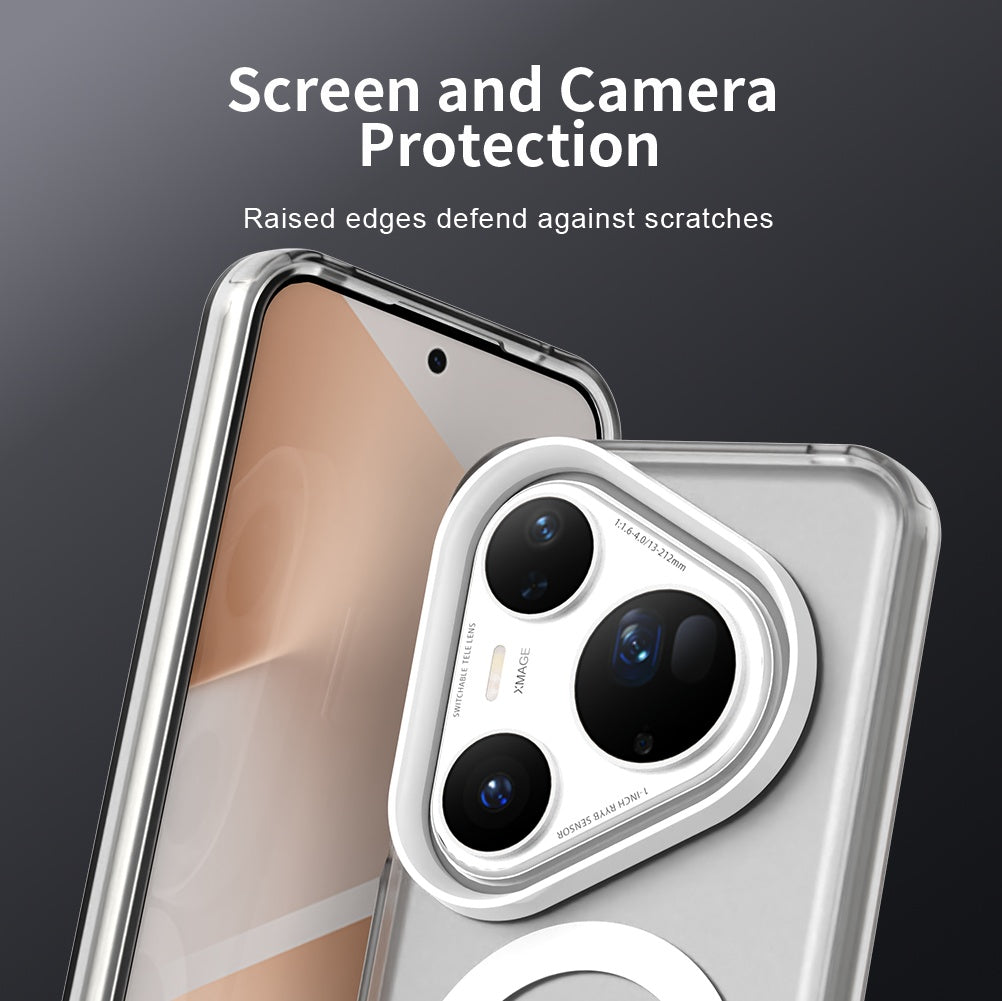 Funda MagSafe para Huawei Pura 80 Ultra, Techsuit, CandyCase, Blanca