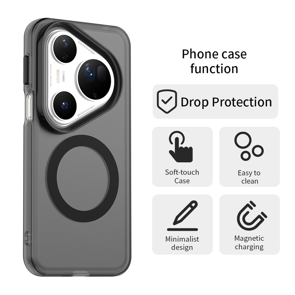 Funda MagSafe para Huawei Pura 80 Ultra, Techsuit, CandyCase, Negra