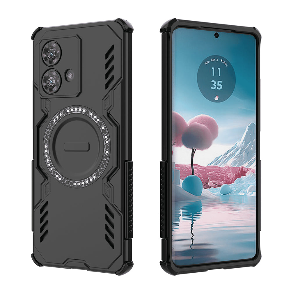 Funda MagSafe para Motorola Edge 40 Neo, Techsuit, ArmorMag, Negra