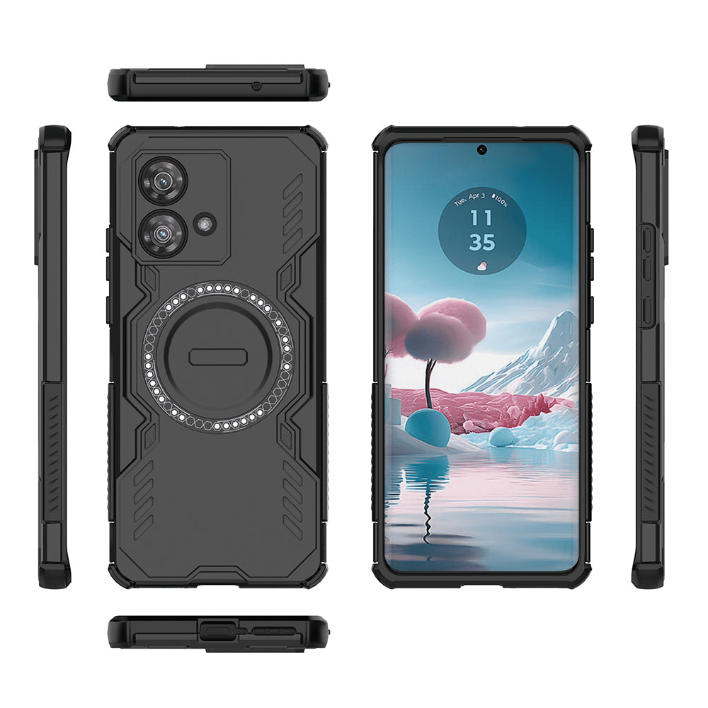 Funda MagSafe para Motorola Edge 40 Neo, Techsuit, ArmorMag, Negra