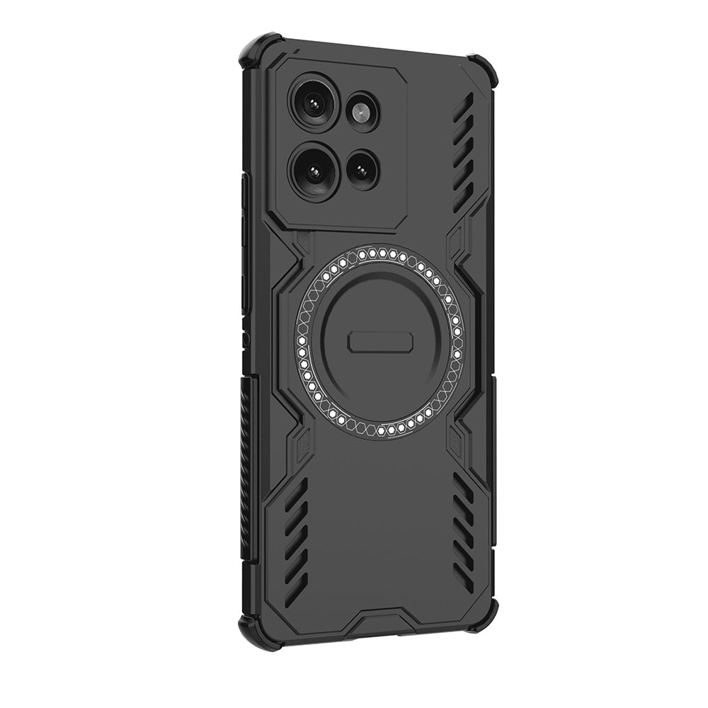 Funda MagSafe para Motorola Edge 50, Techsuit, ArmorMag, Negra