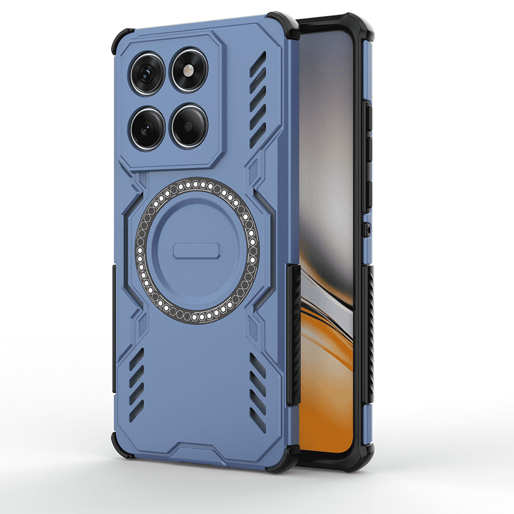 Funda MagSafe para Motorola Edge 60 Fusion / Edge 60, Techsuit, ArmorMag, Azul