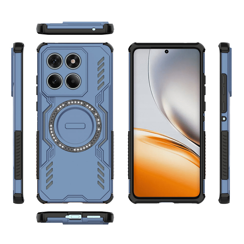 Funda MagSafe para Motorola Edge 60 Fusion / Edge 60, Techsuit, ArmorMag, Azul