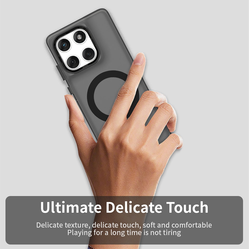 Funda MagSafe para Motorola Edge 60 Fusion / Edge 60, Techsuit, CandyCase, Negra