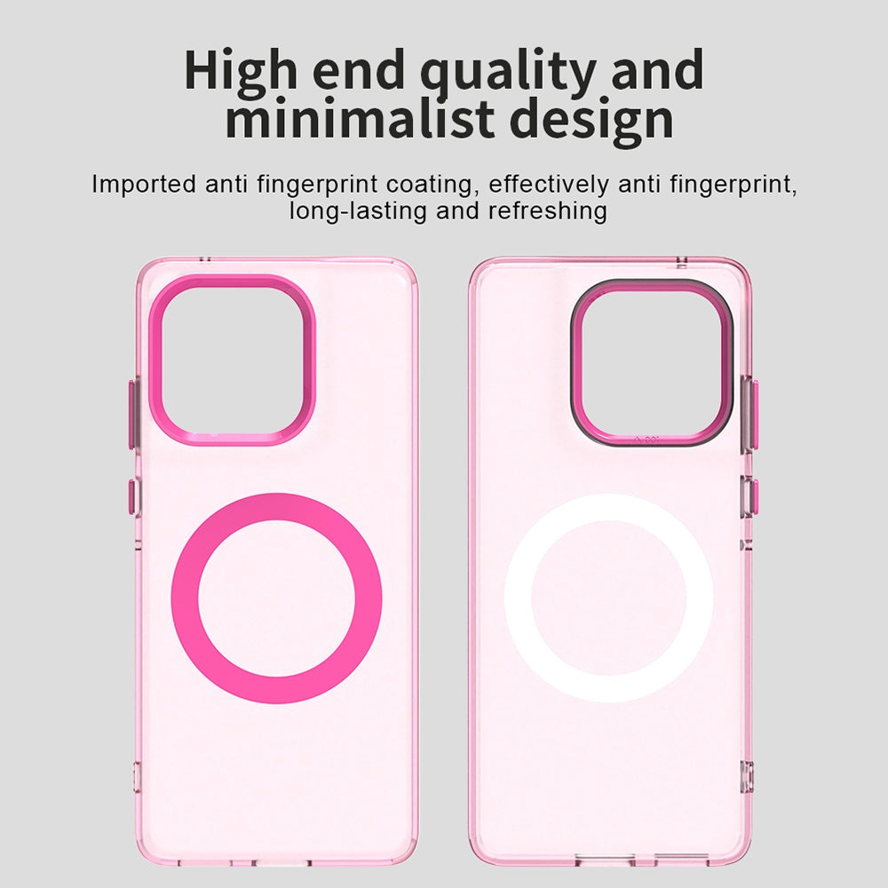 Funda MagSafe para Motorola Edge 60 Fusion / Edge 60, Techsuit, CandyCase, Rosa