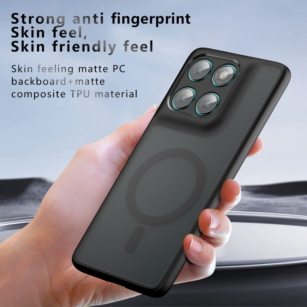 Funda MagSafe para Motorola Edge 60 Fusion / Edge 60, Techsuit, PureFrost, Negra