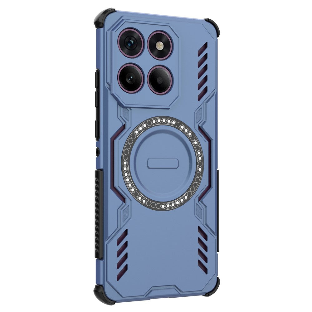 Funda MagSafe para Motorola Edge 60 Pro, Techsuit, ArmorMag, Azul
