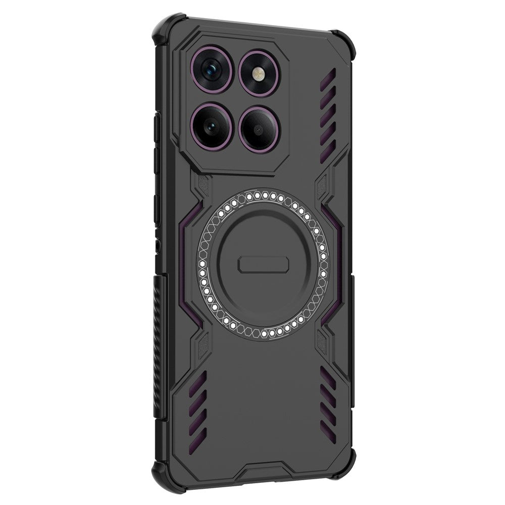 Funda MagSafe para Motorola Edge 60 Pro, Techsuit, ArmorMag, Negra