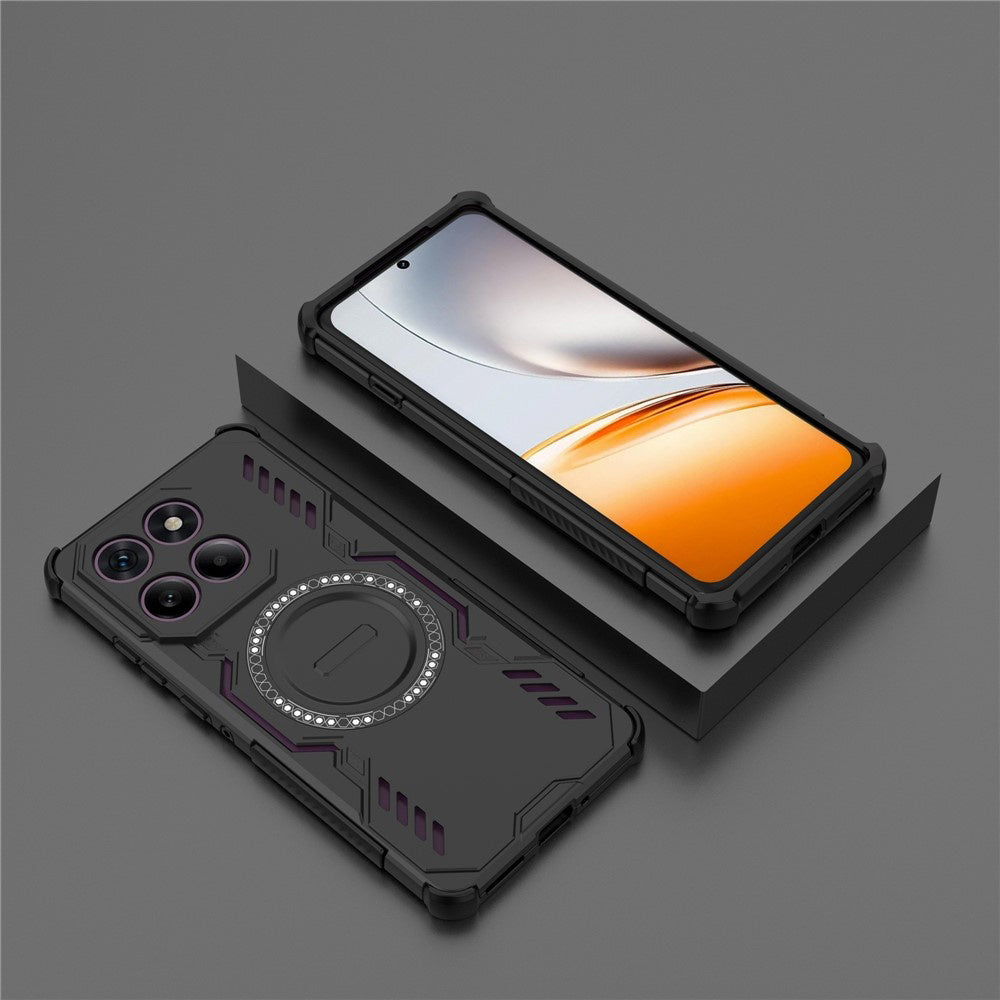 Funda MagSafe para Motorola Edge 60 Pro, Techsuit, ArmorMag, Negra