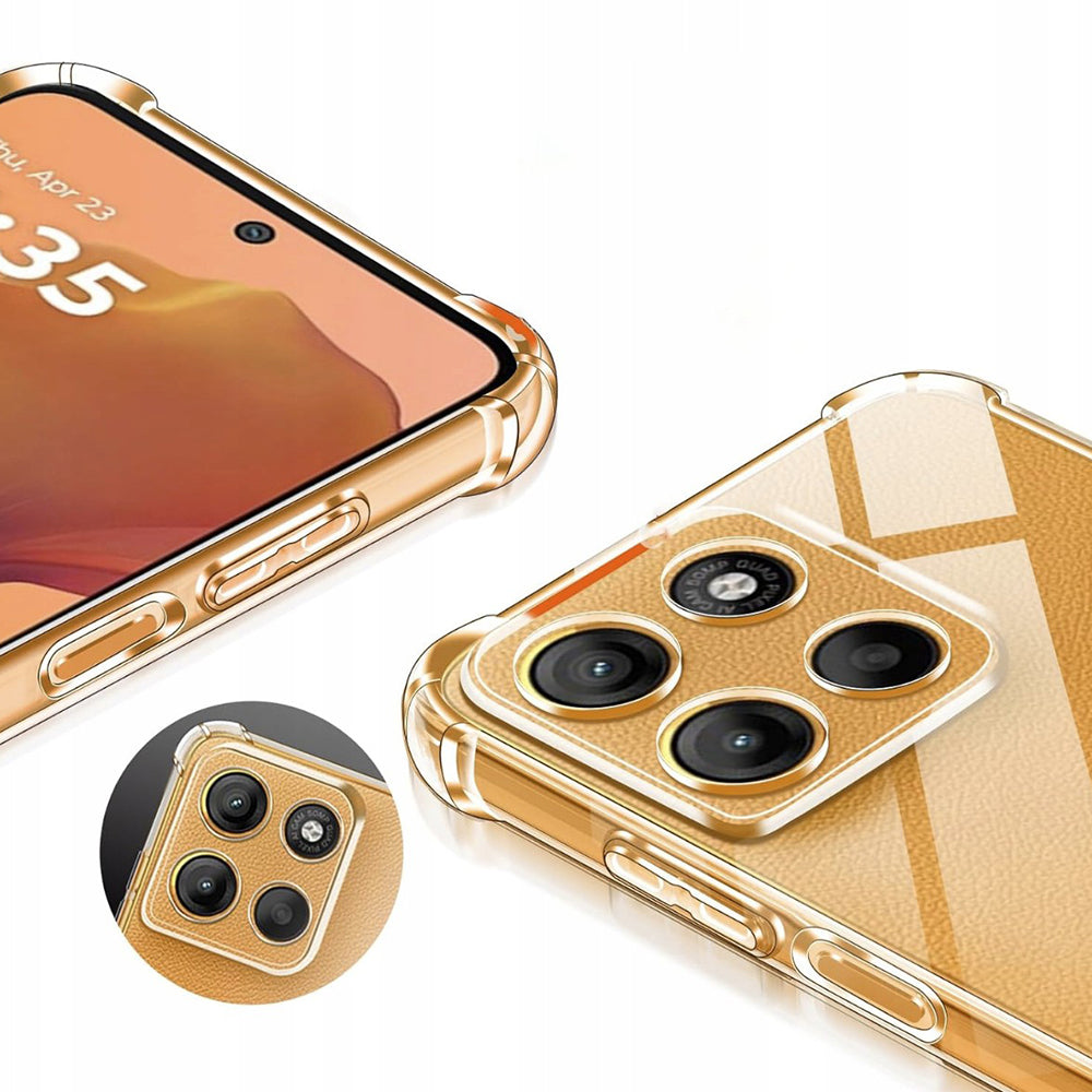 Funda MagSafe para Motorola Moto G15 / G15 Power, Techsuit, a prueba de golpes, Transparente