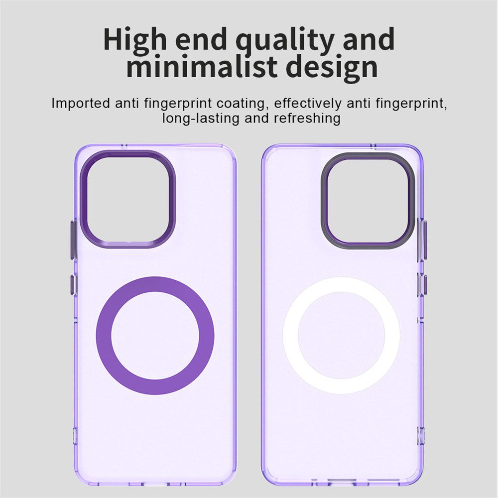 Funda MagSafe para Motorola Moto G86, Techsuit, CandyCase, Morado