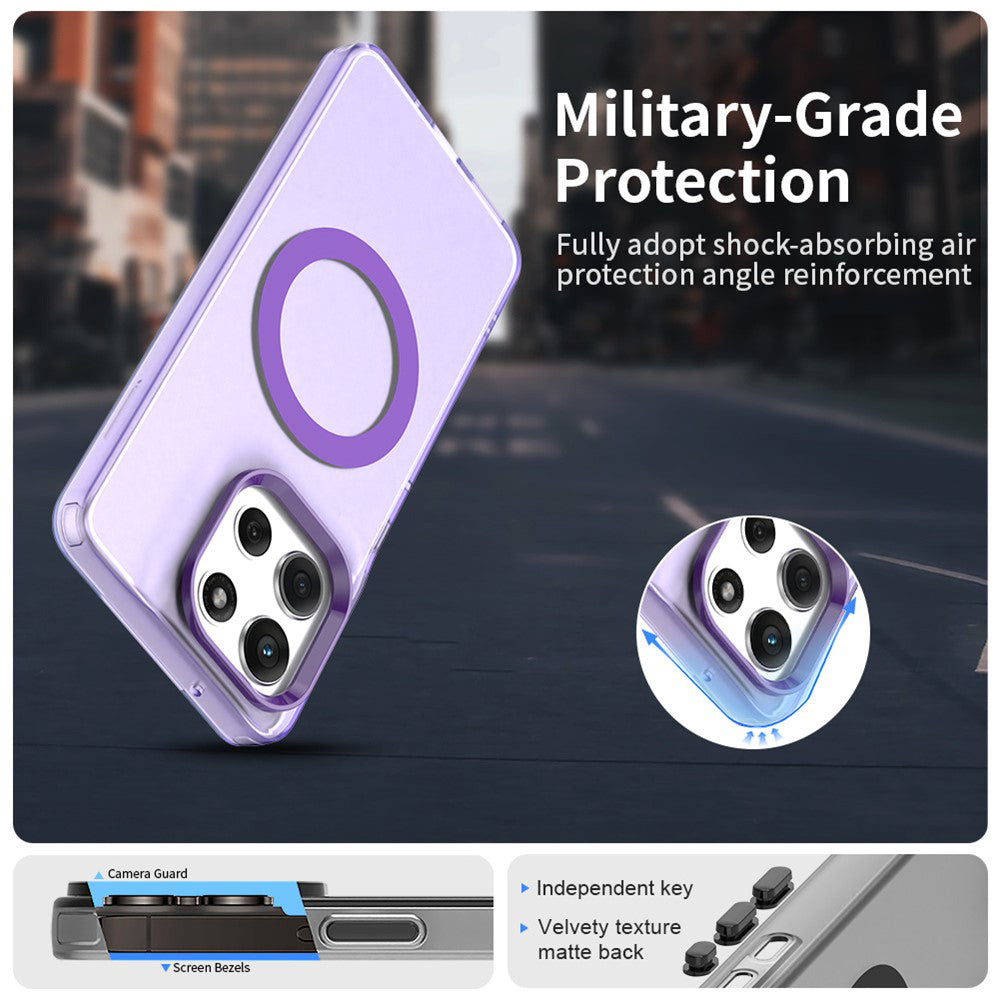 Funda MagSafe para Motorola Moto G86, Techsuit, CandyCase, Morado