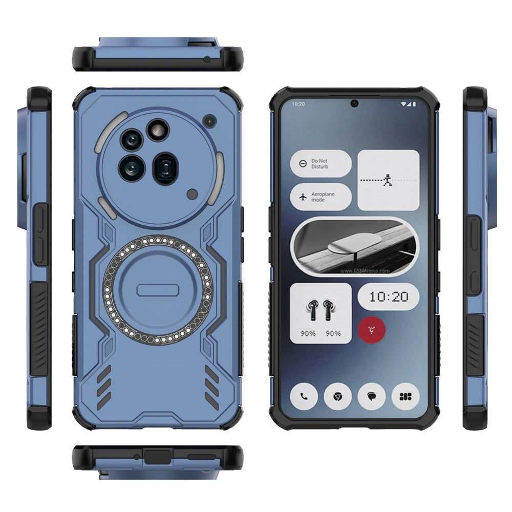 Funda MagSafe para Nothing Phone (3a) Pro, Techsuit, ArmorMag, Azul