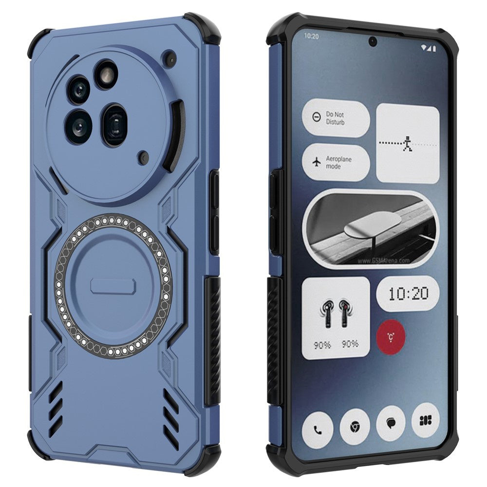 Funda MagSafe para Nothing Phone (3a) Pro, Techsuit, ArmorMag, Azul