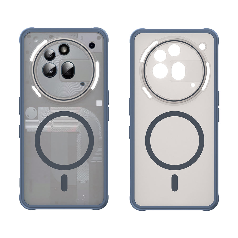 Funda MagSafe para Nothing Phone (3a) Pro, Techsuit, HaloFrost II, Azul Marino