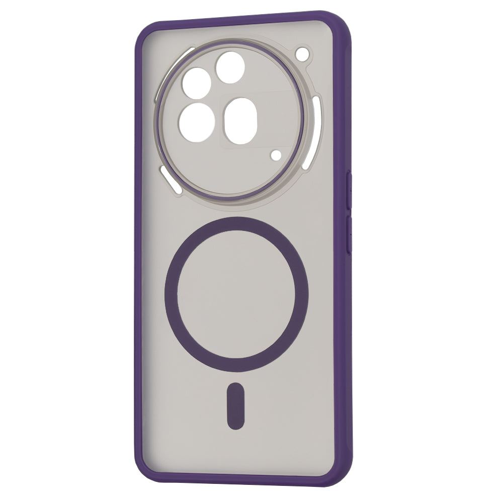 Funda MagSafe para Nothing Phone (3a) Pro, Techsuit, HaloFrost, Morado Oscuro