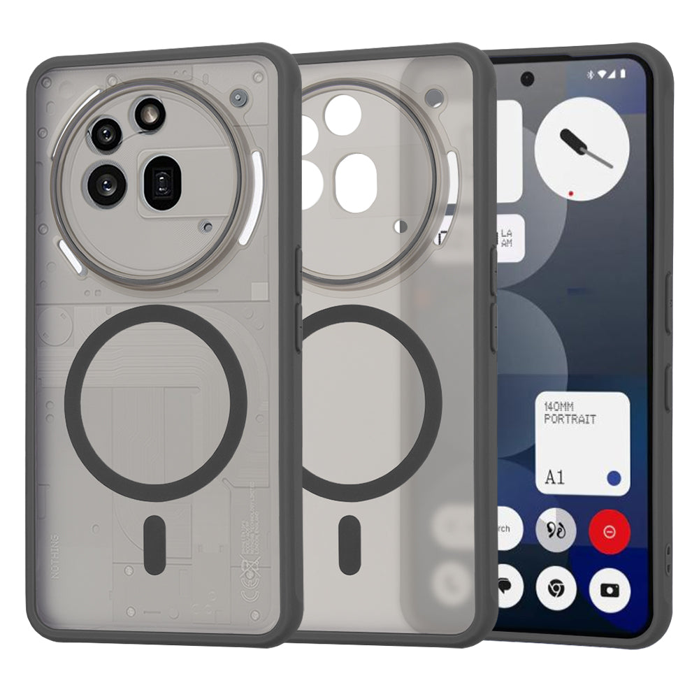 Funda MagSafe para Nothing Phone (3a) Pro, Techsuit, HaloFrost, Fumurie