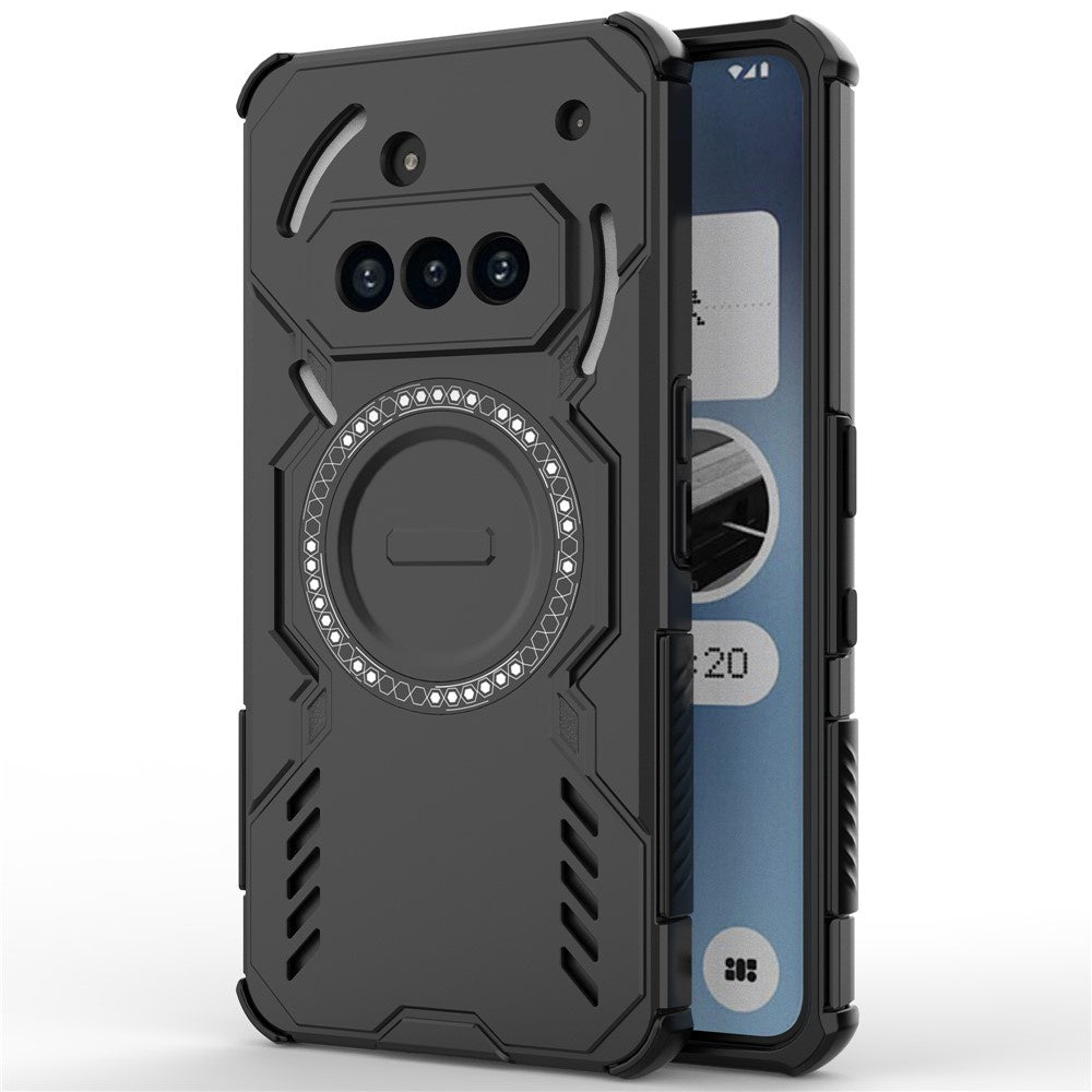 Funda MagSafe para Nothing Phone (3a), Techsuit, ArmorMag, Negra