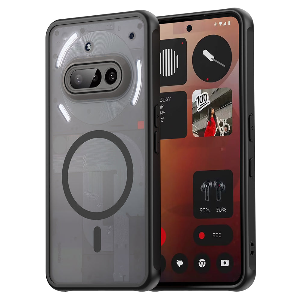 Funda MagSafe para Nothing Phone (3a), Techsuit, HaloFrost II, Negra