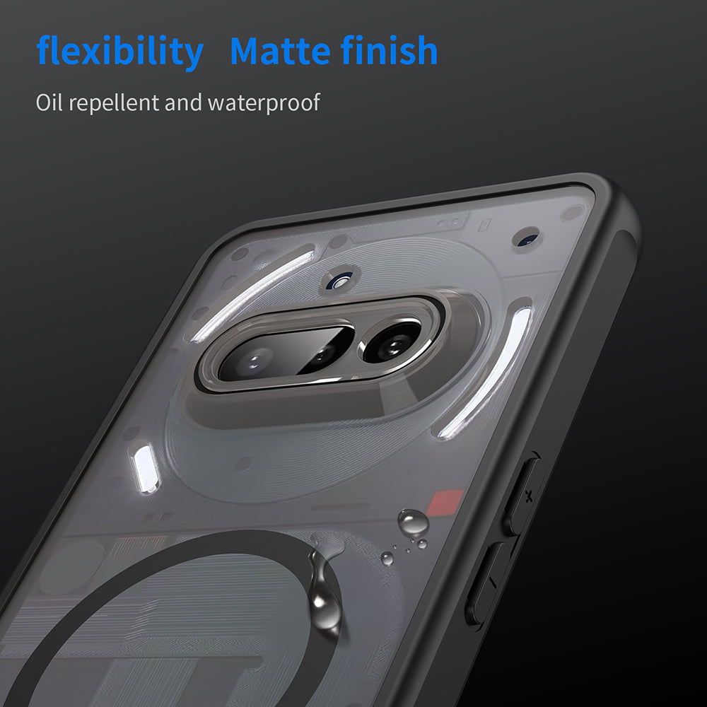 Funda MagSafe para Nothing Phone (3a), Techsuit, HaloFrost II, Negra