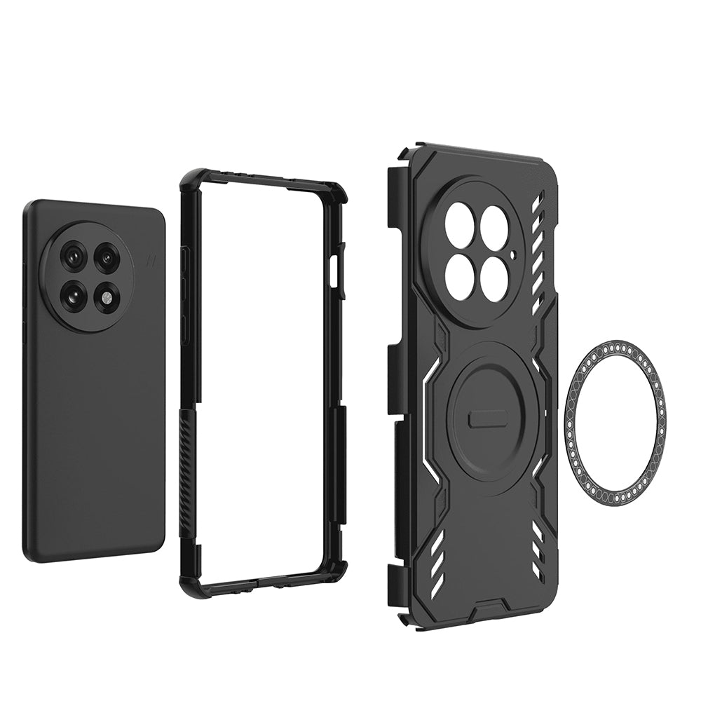 Funda MagSafe para OnePlus 13, Techsuit, ArmorMag, Negra