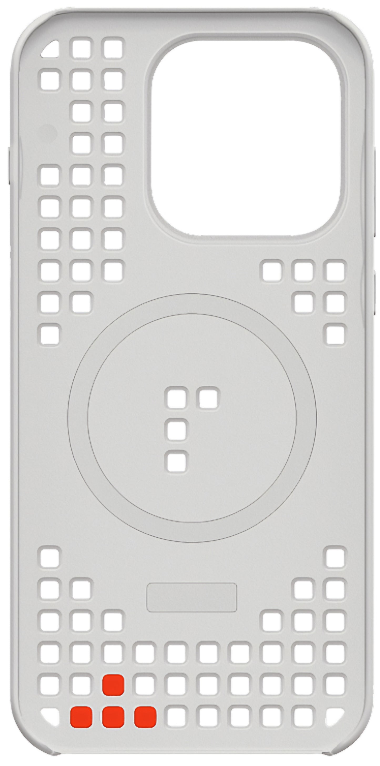 Funda para OnePlus 15, Hole Pattern Magnetic, Gris 5431102022