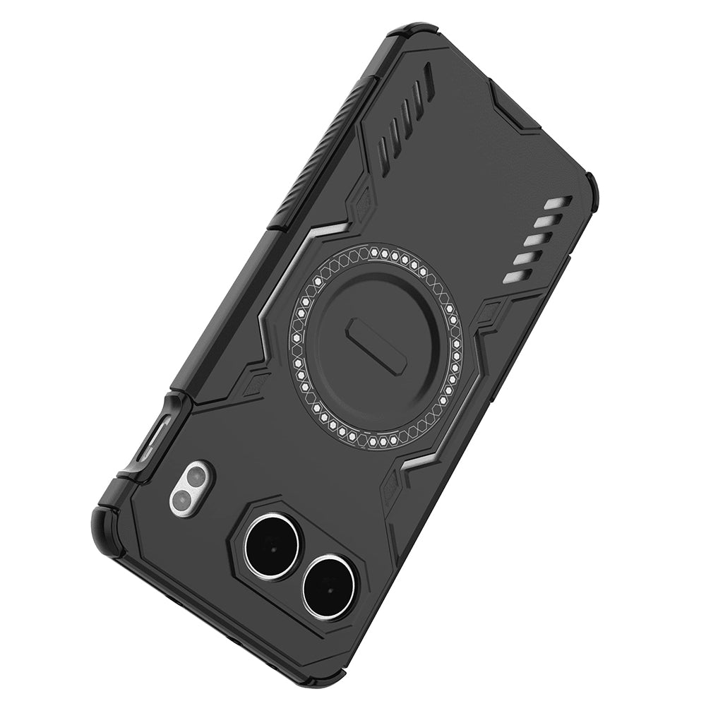 Funda MagSafe para OnePlus Nord 4, Techsuit, ArmorMag, Negra