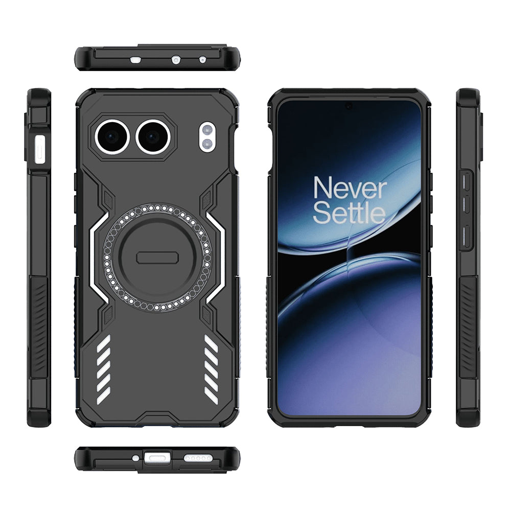 Funda MagSafe para OnePlus Nord 4, Techsuit, ArmorMag, Negra