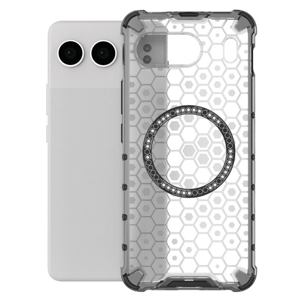 Funda MagSafe para OnePlus Nord 4, Techsuit, HoneyComb Shield, Blanca