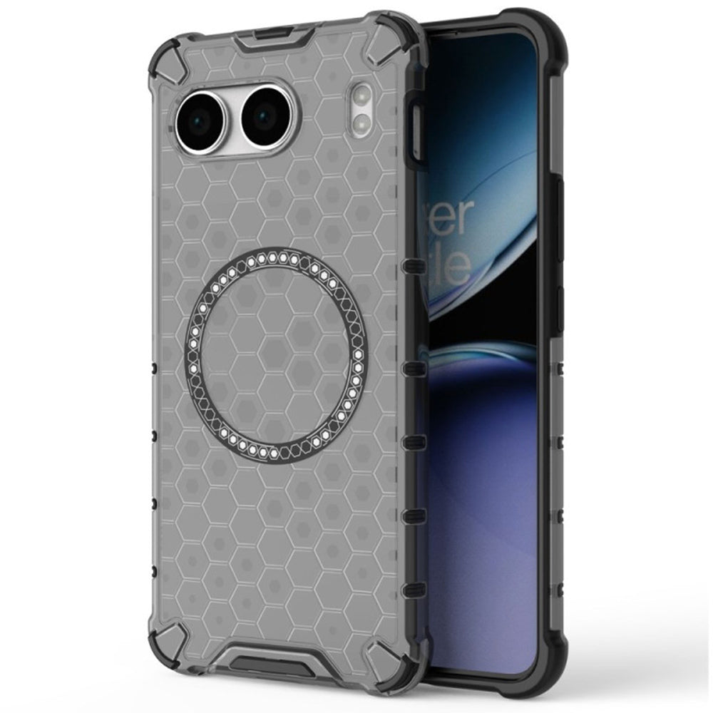 Funda MagSafe para OnePlus Nord 4, Techsuit, HoneyComb Shield, Negra