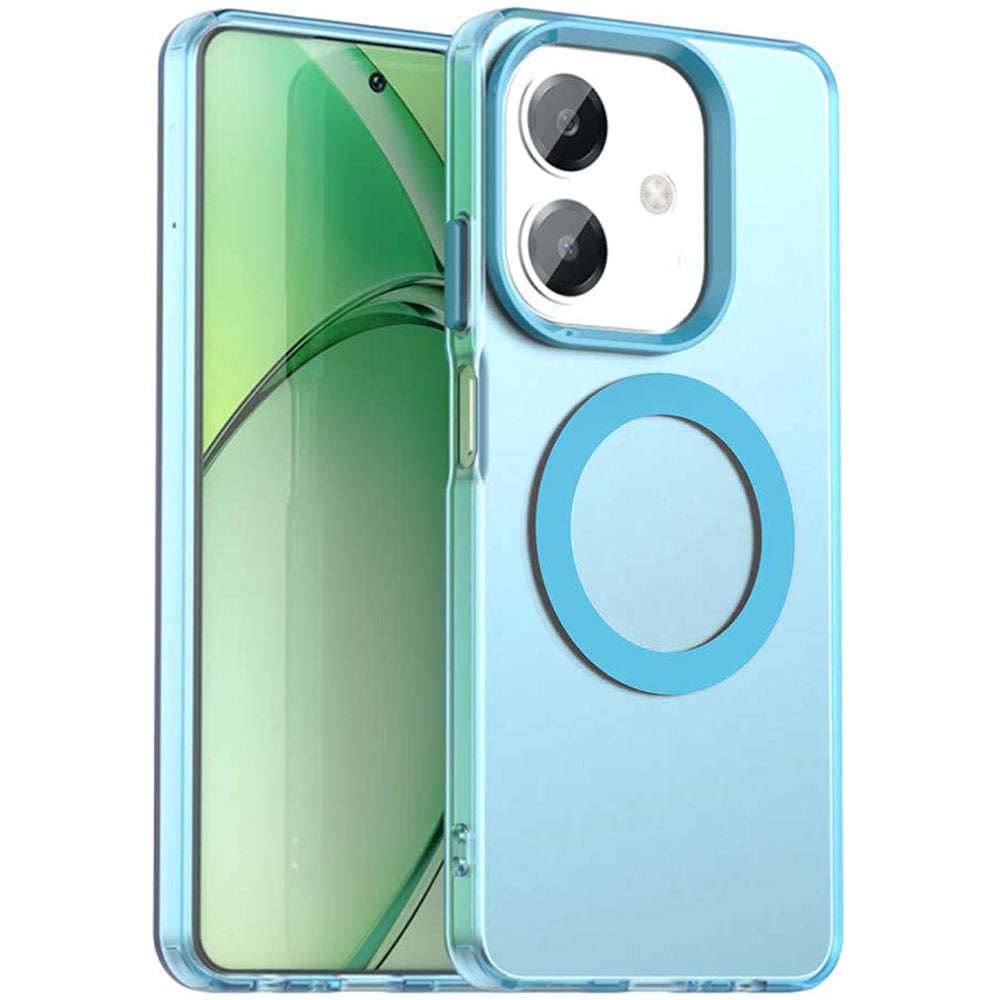 Funda MagSafe para Oppo A3 4G / A3 5G, Techsuit, CandyCase, Azul