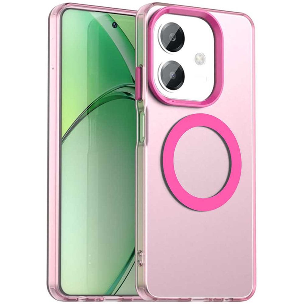 Funda MagSafe para Oppo A3 4G / A3 5G, Techsuit, CandyCase, Rosa