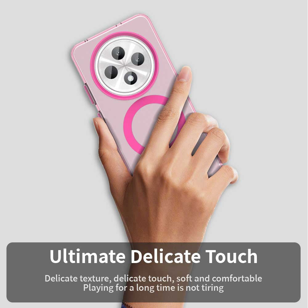 Funda MagSafe para Oppo A3 4G / A3 5G, Techsuit, CandyCase, Rosa