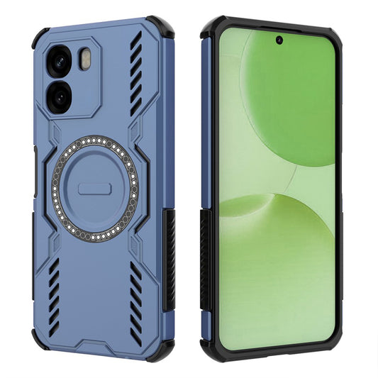 Funda MagSafe para Oppo A6 4G, Techsuit, ArmorMag, Azul