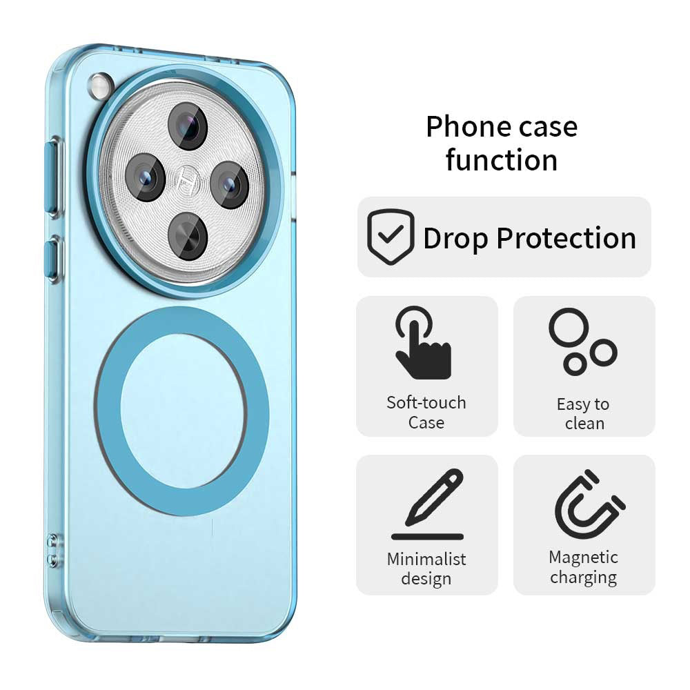 Funda MagSafe para Oppo Find X8 Pro, Techsuit, CandyCase, Azul